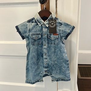Denim romper 7 for all mankind